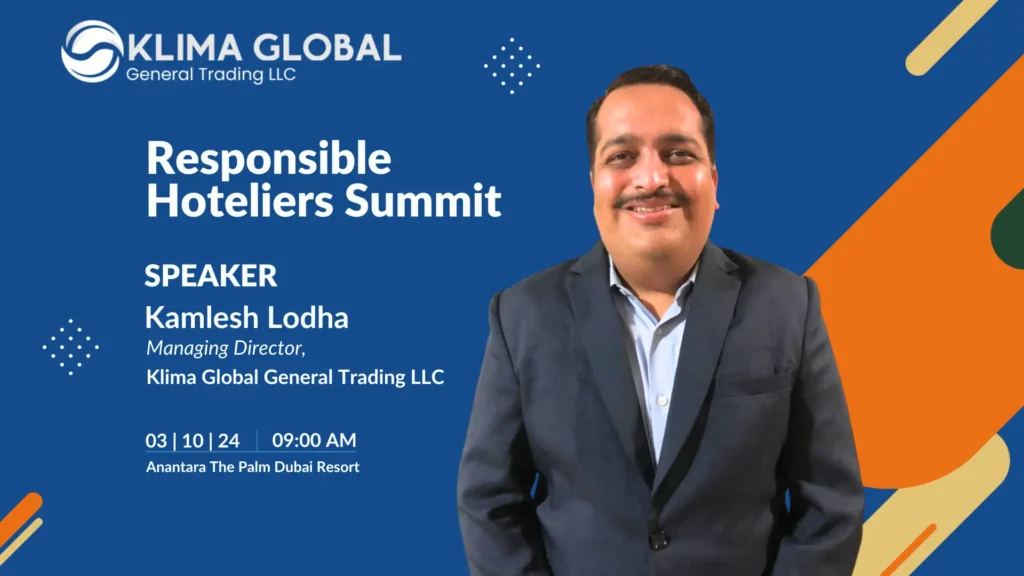 Klima Global is at Responsible Hoteliers Summit, Dubai