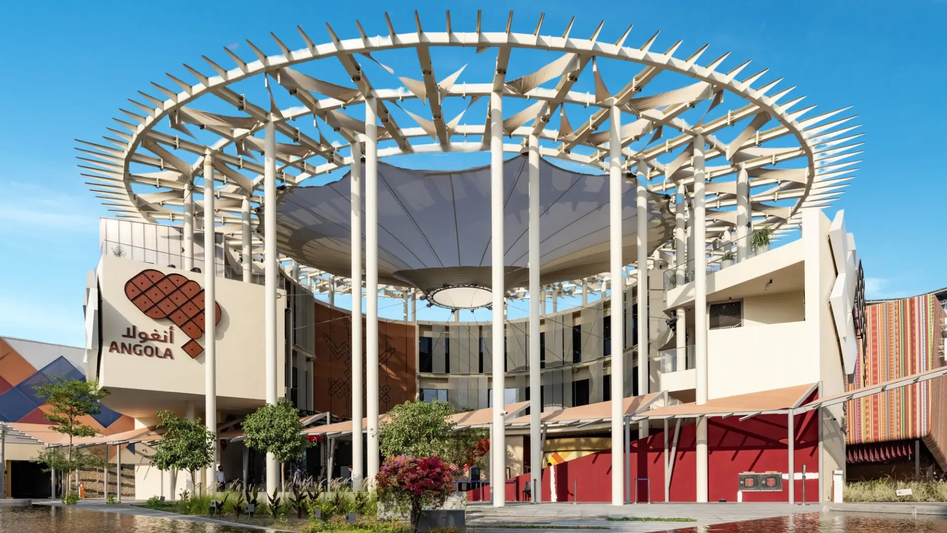 VFD Panels Solution provided to Angola Pavilion at UAE Expo
