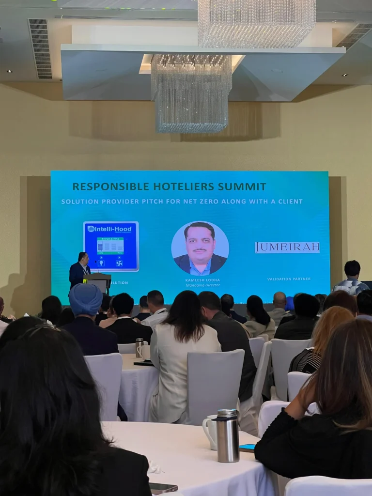 Responsible Hoteliers Summit - Kamlesh Lodha Presenting on Intelli-Hood.