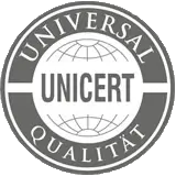 Universal Qualitat (UNICERT) logo