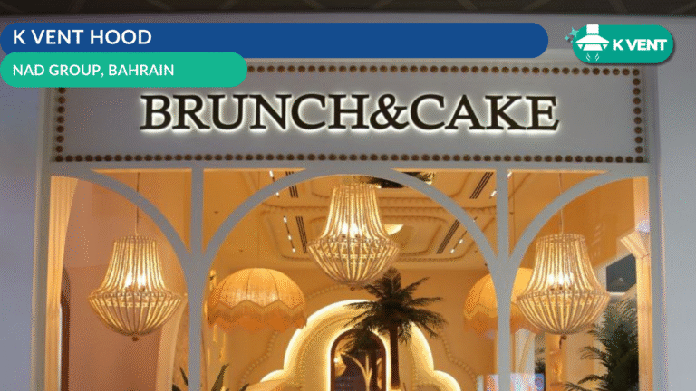 Professional KVENT kitchen hood installation at NAD Group, Bahrain