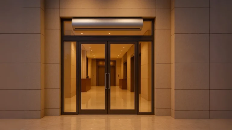Air Curtain Supplier UAE – premium Dubai lobby installation ensuring quiet, efficient entrance comfort.