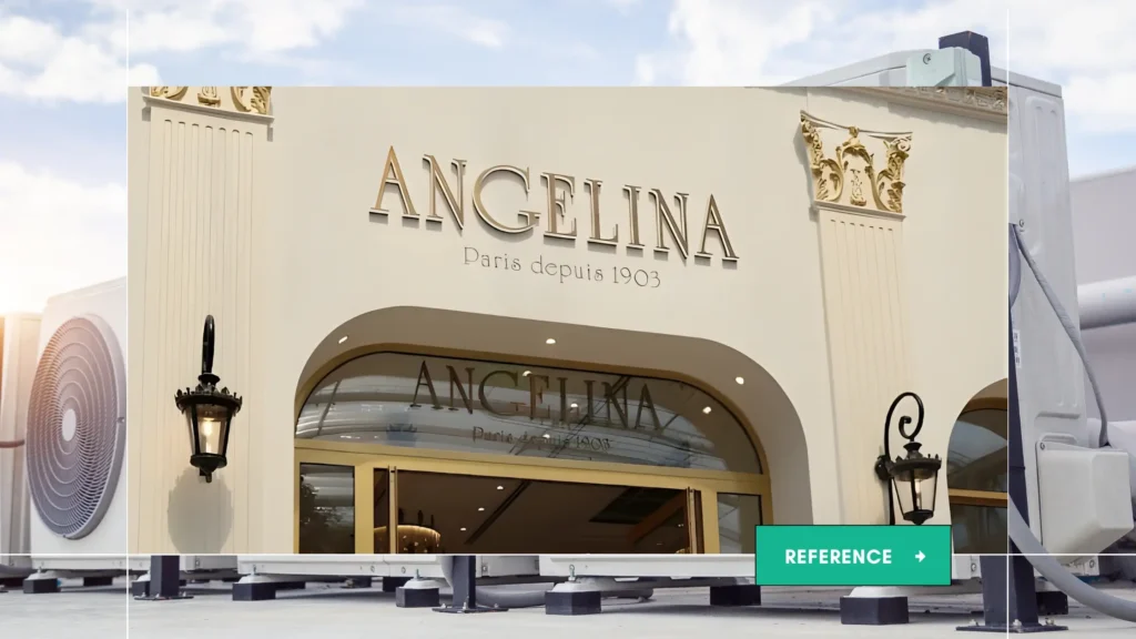 Klima Global General Trading LLC's HVAC Reference - ANGELINA @ MARASSI MALL BAHRAIN.