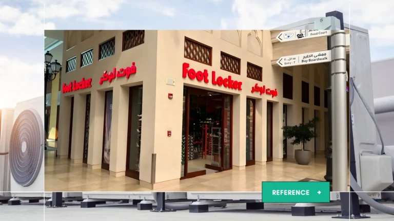 Klima Global General Trading LLC's HVAC Reference - FOOTLOCKER @ AVENUES MALL, BAHRAIN