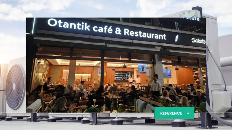Klima Global General Trading LLC's HVAC Reference - OTANTIC CAFÉ & RESTAURANT, KHALIDIYA.