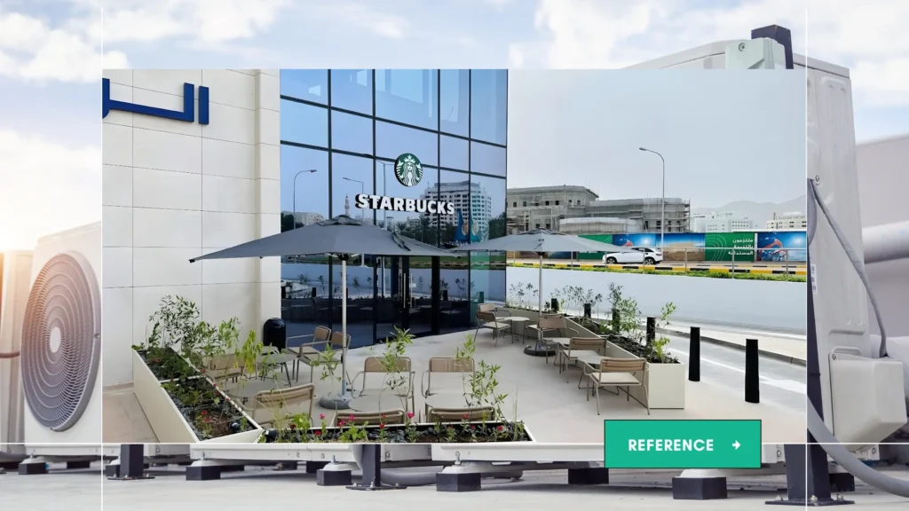 Klima Global General Trading LLC's HVAC Reference - Starbucks at A'raya Complex, Oman..