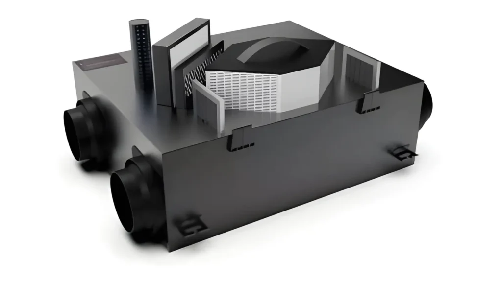 TA-AHE energy recovery unit version 2 with bottom removal type